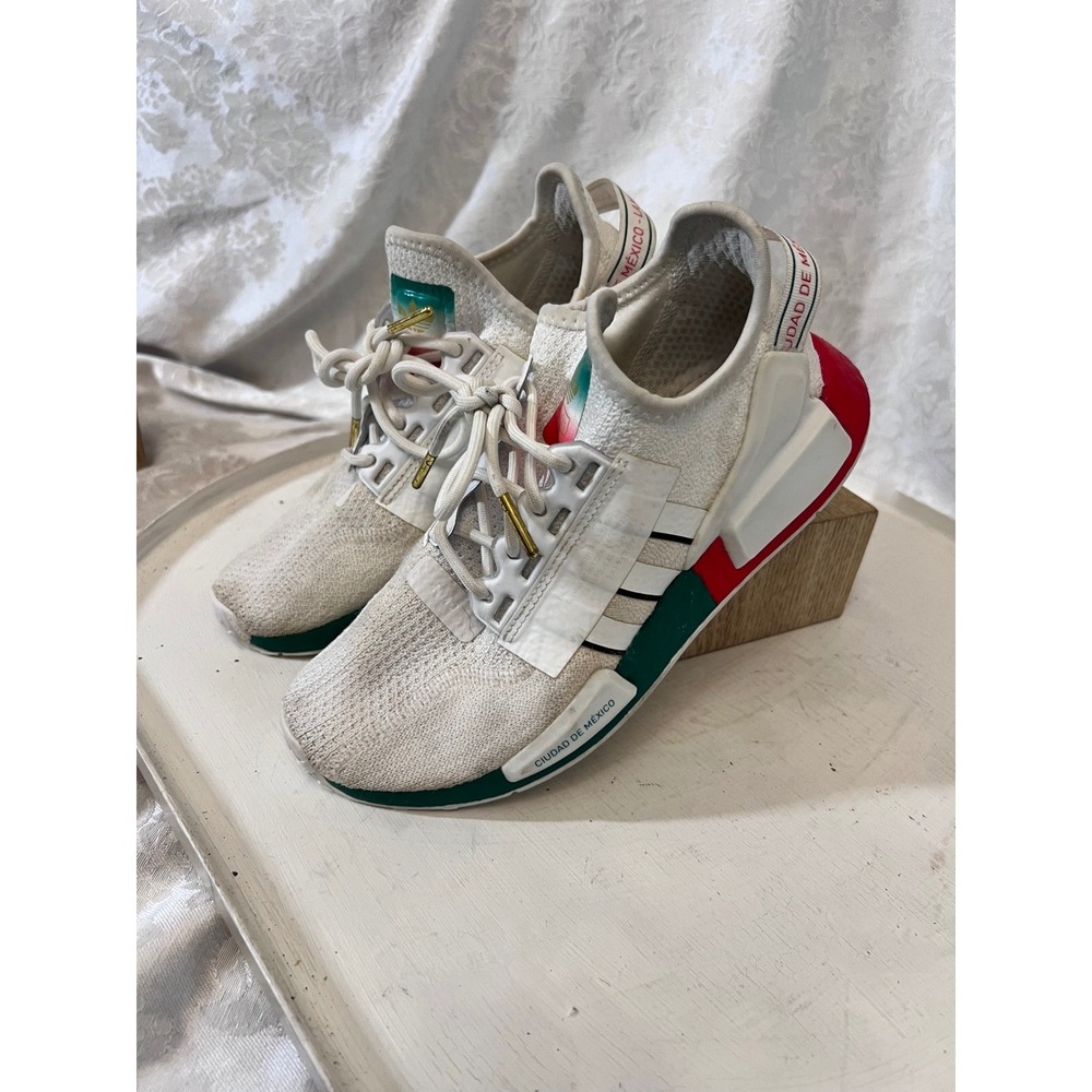 Adidas NMD R1 V2 Mexico City White Green Red FY6629 Womens 5 Sneaker